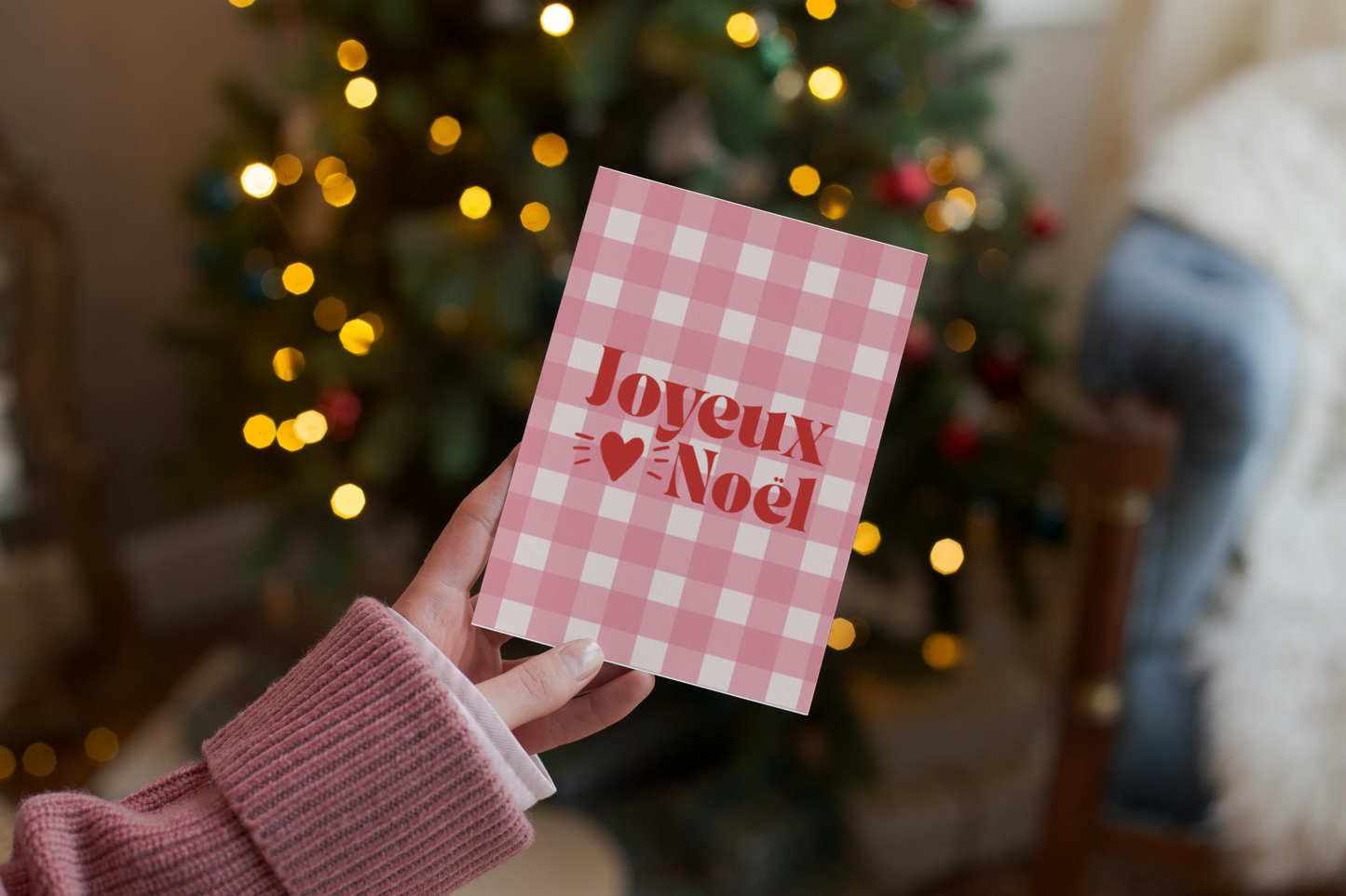 CARTE DE NOËL " JOYEUX NOËL"